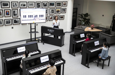 库客智能钢琴教室亮相第23届北京国际幼教产品展备受瞩目